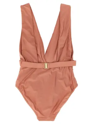 'Lucky Plunge Flower' one-piece swimsuit 4371WSS252RSE ZIMMERMANN Pink