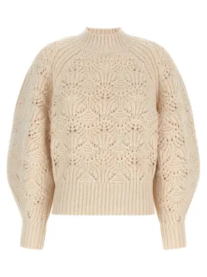 'Hypnotic Cable Knit' sweater ZIMMERMANN Beige