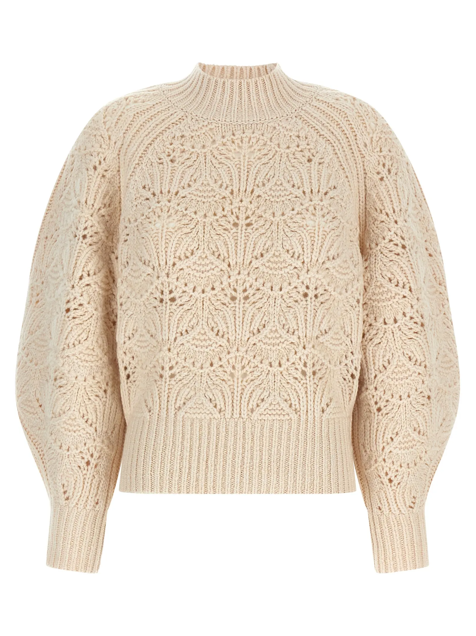 Светр Hypnotic Cable Knit Zimmermann Бежевий 1 'Hypnotic Cable Knit' sweater ZIMMERMANN Beige