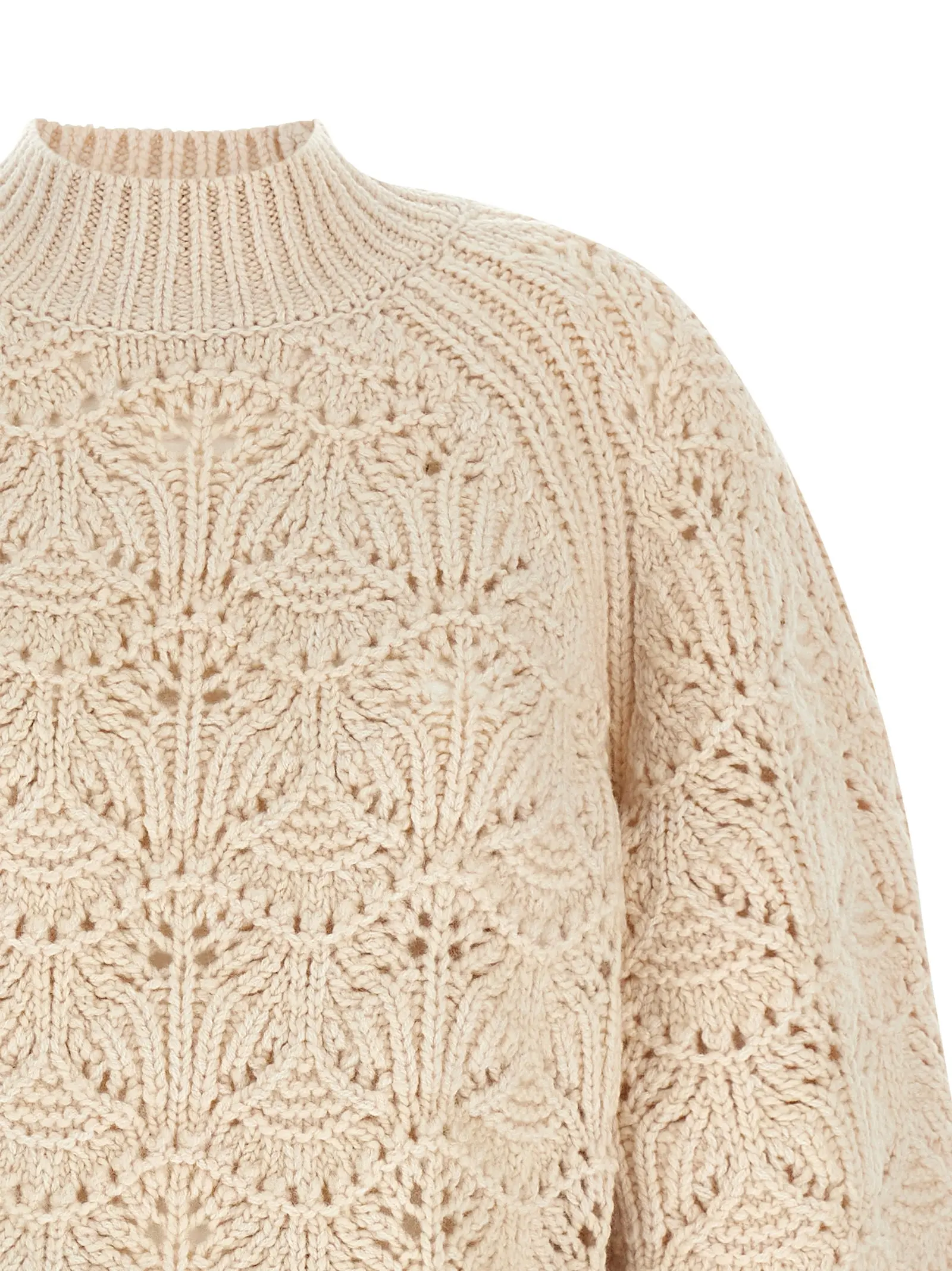 Светр Hypnotic Cable Knit Zimmermann Бежевий 3 'Hypnotic Cable Knit' sweater Woman ZIMMERMANN Beige