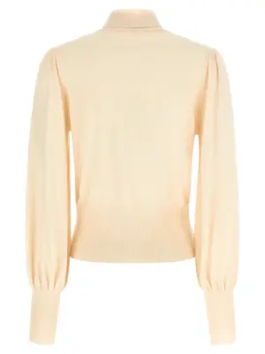 'Pussybow' sweater 4885TF25RCHLK ZIMMERMANN Beige