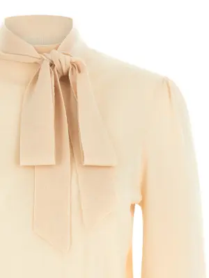 'Pussybow' sweater Woman ZIMMERMANN Beige