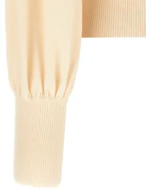 'Pussybow' sweater 100% wool ZIMMERMANN Beige