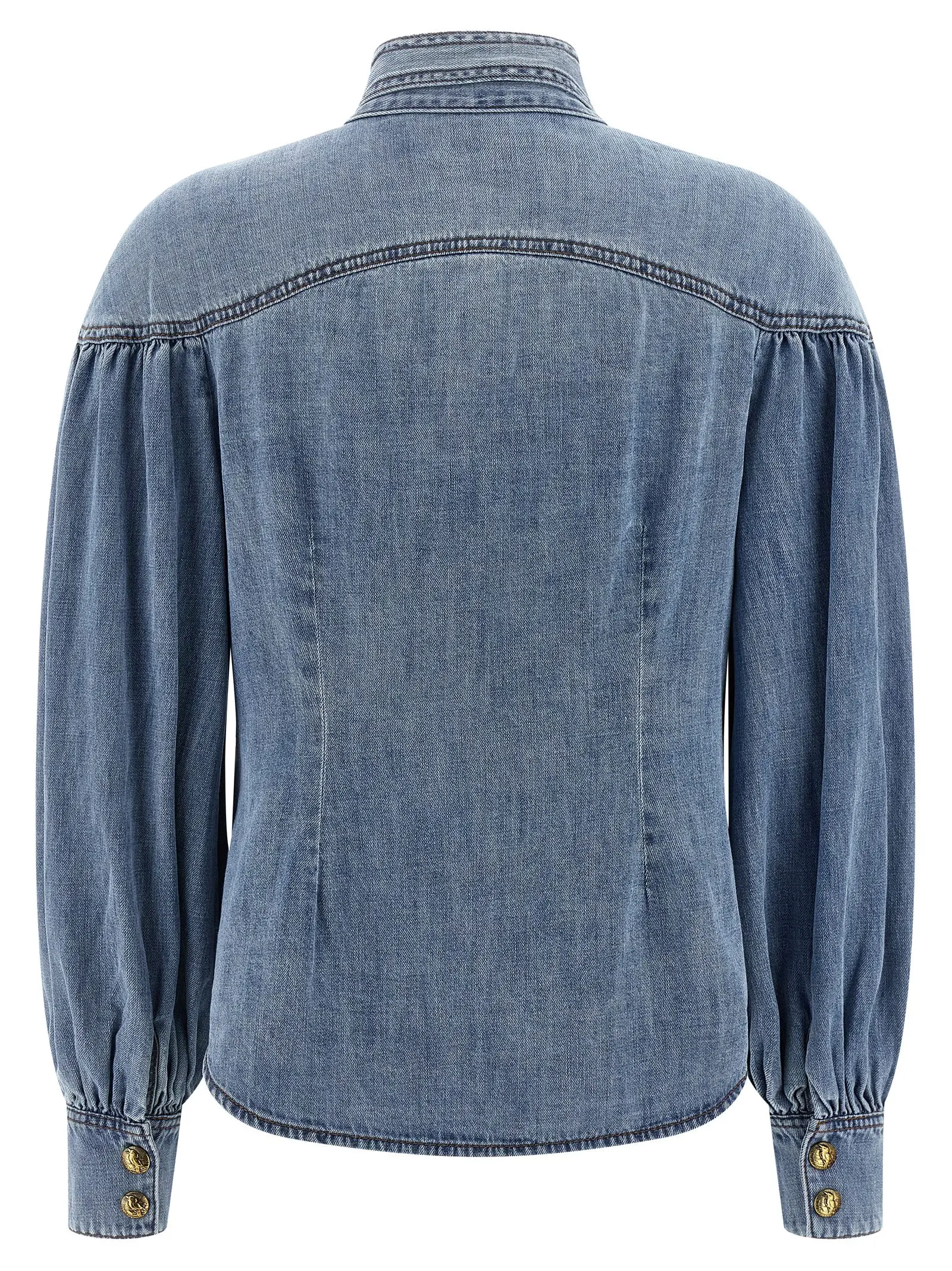 Сорочка джинсова Denim Zimmermann Блакитна 2 Denim shirt 5010TF25RDWBL ZIMMERMANN Light Blue