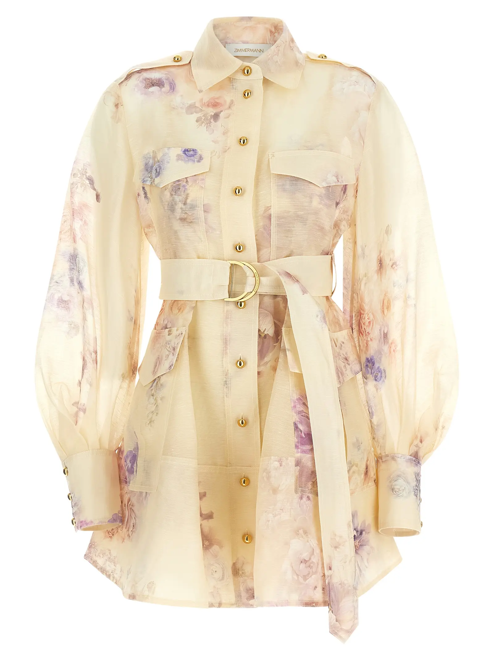 Сукня Hypnotic Utility Mini Zimmermann Рожева 1 'Hypnotic Utility Mini' dress ZIMMERMANN Pink