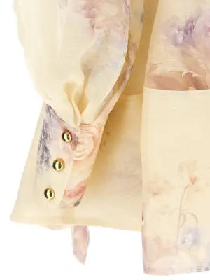 'Hypnotic Utility Mini' dress 53% linen