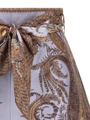 'Hypnotic Flat Front' shorts Woman ZIMMERMANN Purple