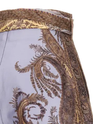 'Hypnotic Flat Front' shorts 53% silk