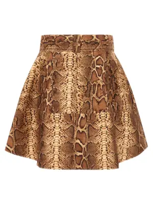 'Hypnotic Utility Mini' skirt 5242SF251TSNK ZIMMERMANN Brown