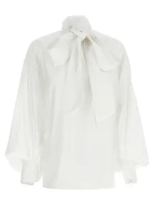 'Hypnotic Pussybow' blouse ZIMMERMANN White