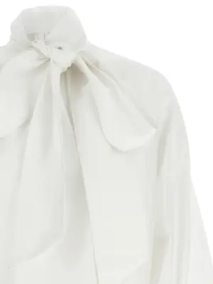 'Hypnotic Pussybow' blouse Woman ZIMMERMANN White