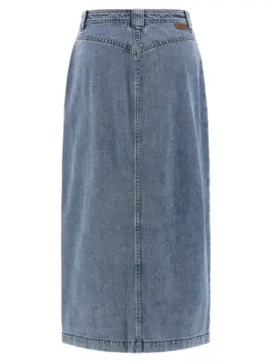 'Denim Pencil' skirt 5395SF25RDWBL ZIMMERMANN Light Blue