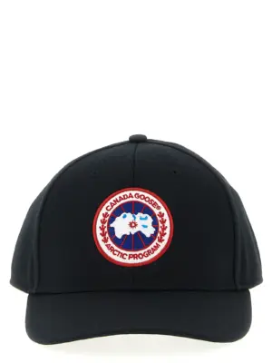 Logo embroidery cap CANADA GOOSE Black