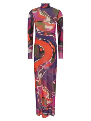 Tulle dress EMILIO PUCCI Multicolor