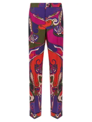 Patterned pants EMILIO PUCCI Multicolor
