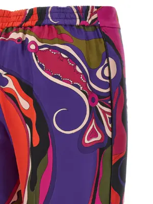 Patterned pants 100% silk EMILIO PUCCI Multicolor