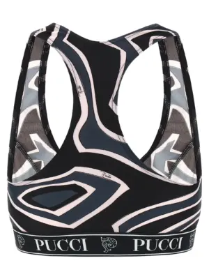 'Labirinto' sports top 5UTP555U855052 EMILIO PUCCI Black