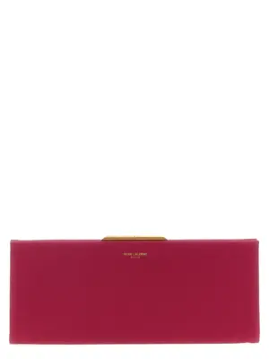 'Midnight piccola' clutch SAINT LAURENT Fuchsia