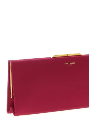 'Midnight piccola' clutch Woman SAINT LAURENT Fuchsia