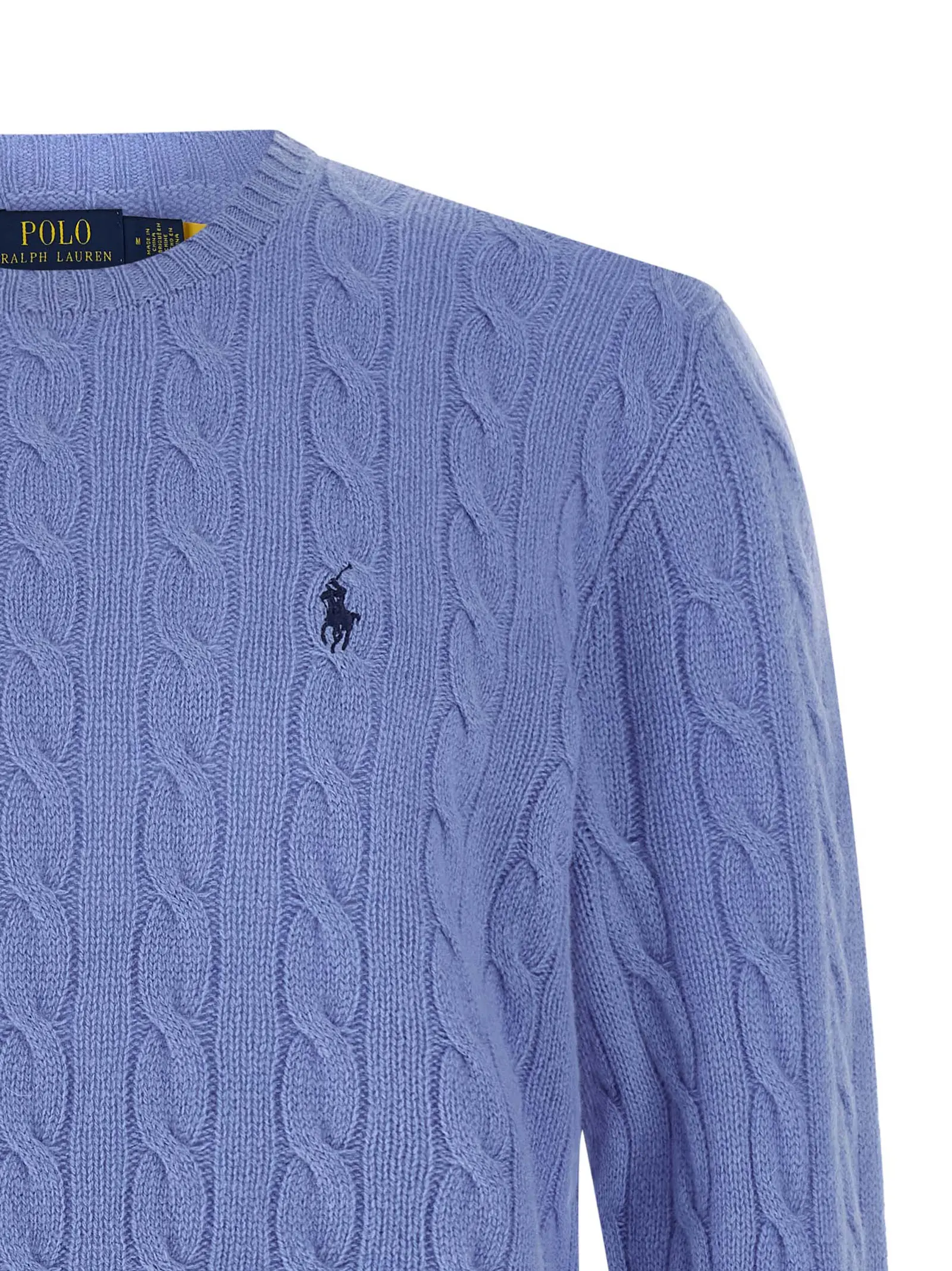 Светр Polo Ralph Lauren Braided Блакитний 3 Braided sweater Man POLO RALPH LAUREN Light Blue