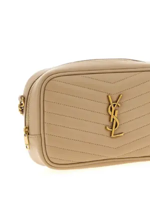 'Mini Lou' crossbody bag Woman SAINT LAURENT Beige