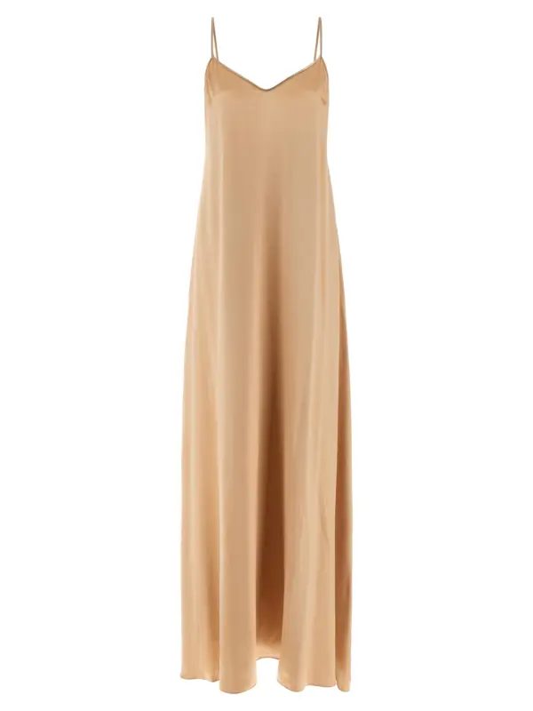 Viscose dress FERRAGAMO Beige