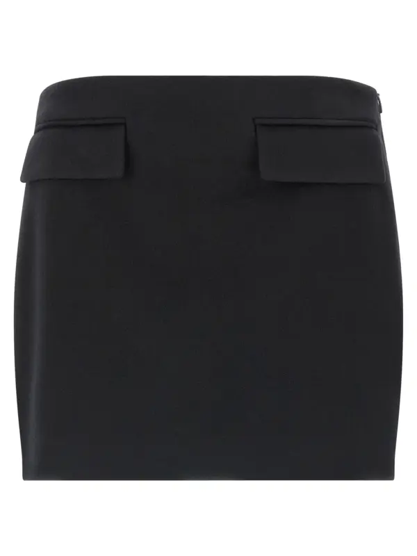 Cashmere wool skirt FERRAGAMO Black
