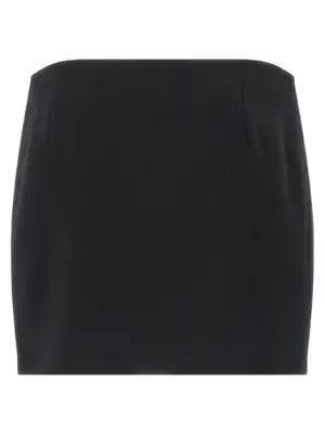 Cashmere wool skirt 788273NERO FERRAGAMO Black