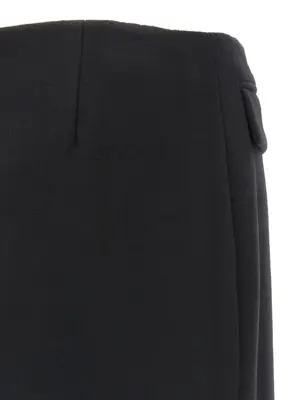 Cashmere wool skirt 90% virgin wool 10% cachemire FERRAGAMO Black