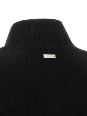 Floral insert sweater 70% virgin wool 30% cachemire FERRAGAMO Black