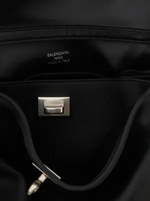 'Rodeo' mini handbag 85% calfskin leather 15% laiton BALENCIAGA Black