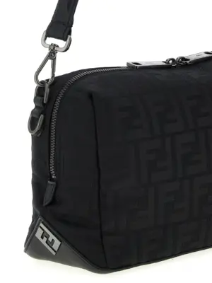 'Fendi Lui Medium Squared FF' shoulder bag Man FENDI Black