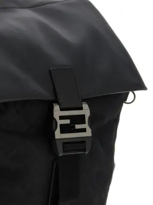 'Fendi Flux' backpack Man FENDI Black