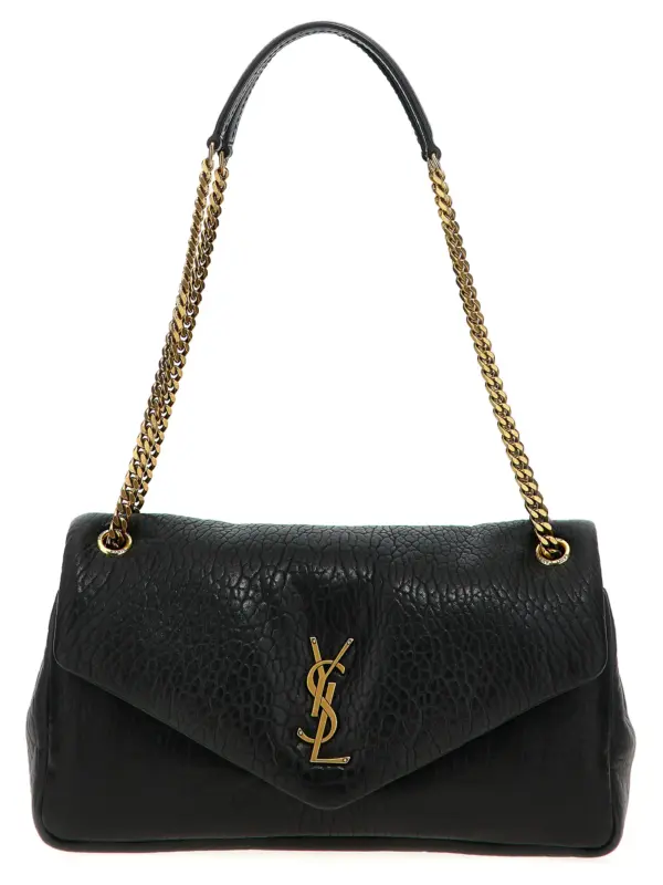 'Calypso' medium shoulder bag SAINT LAURENT Black