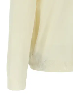 'DV' sweater 95% virgin wool 5% polyamide ZANONE White