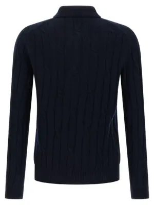 Cashmere polo shirt 810232ZN282Z2616 ZANONE Blue