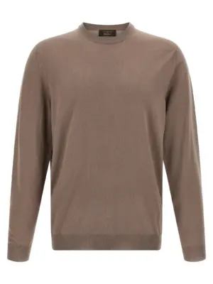 Virgin wool sweater ZANONE Beige