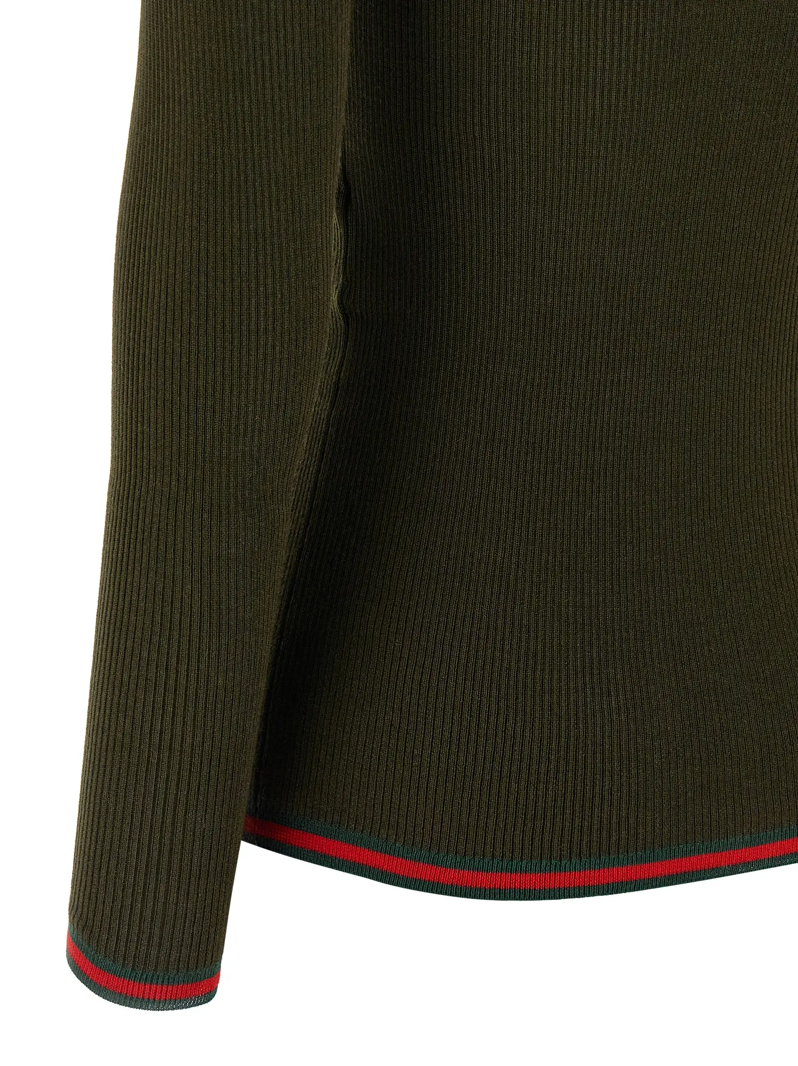Поло Gucci Nastro Web Зелений 4 'Nastro Web' polo shirt 70% cashmere 30% silk GUCCI Green