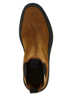 'Chelsea' ankle boots 100% viscose STELLA MCCARTNEY Brown