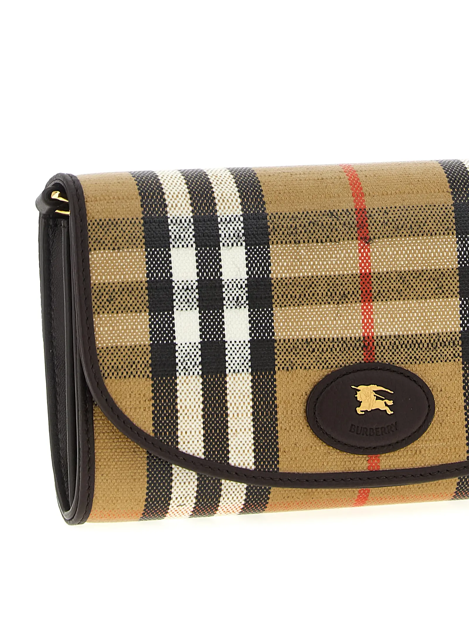 Сумка на ланцюжку Burberry Highlands Багатокольорова 3 'Highlands' wallet on chain Woman BURBERRY Multicolor