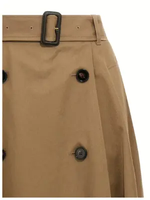 'Brenda' skirt Woman BURBERRY Brown