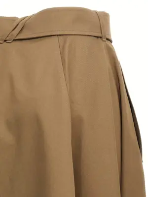 'Brenda' skirt 100% cotton BURBERRY Brown