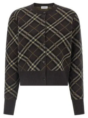 'Georgette' cardigan BURBERRY Brown