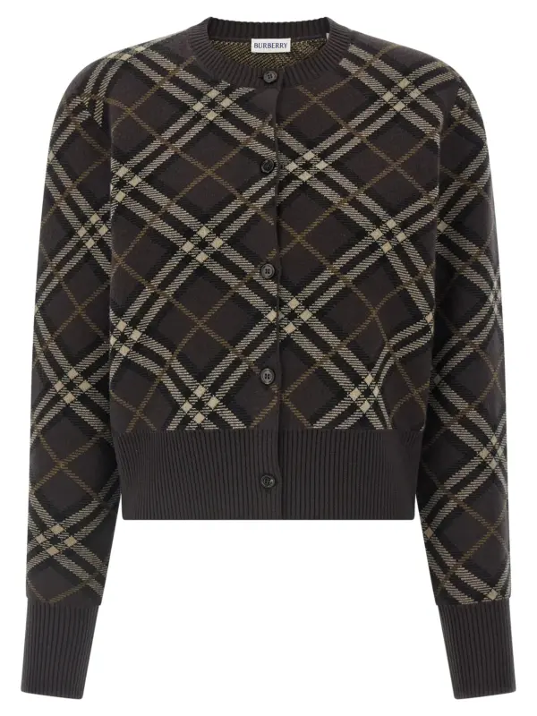 'Georgette' cardigan BURBERRY Brown