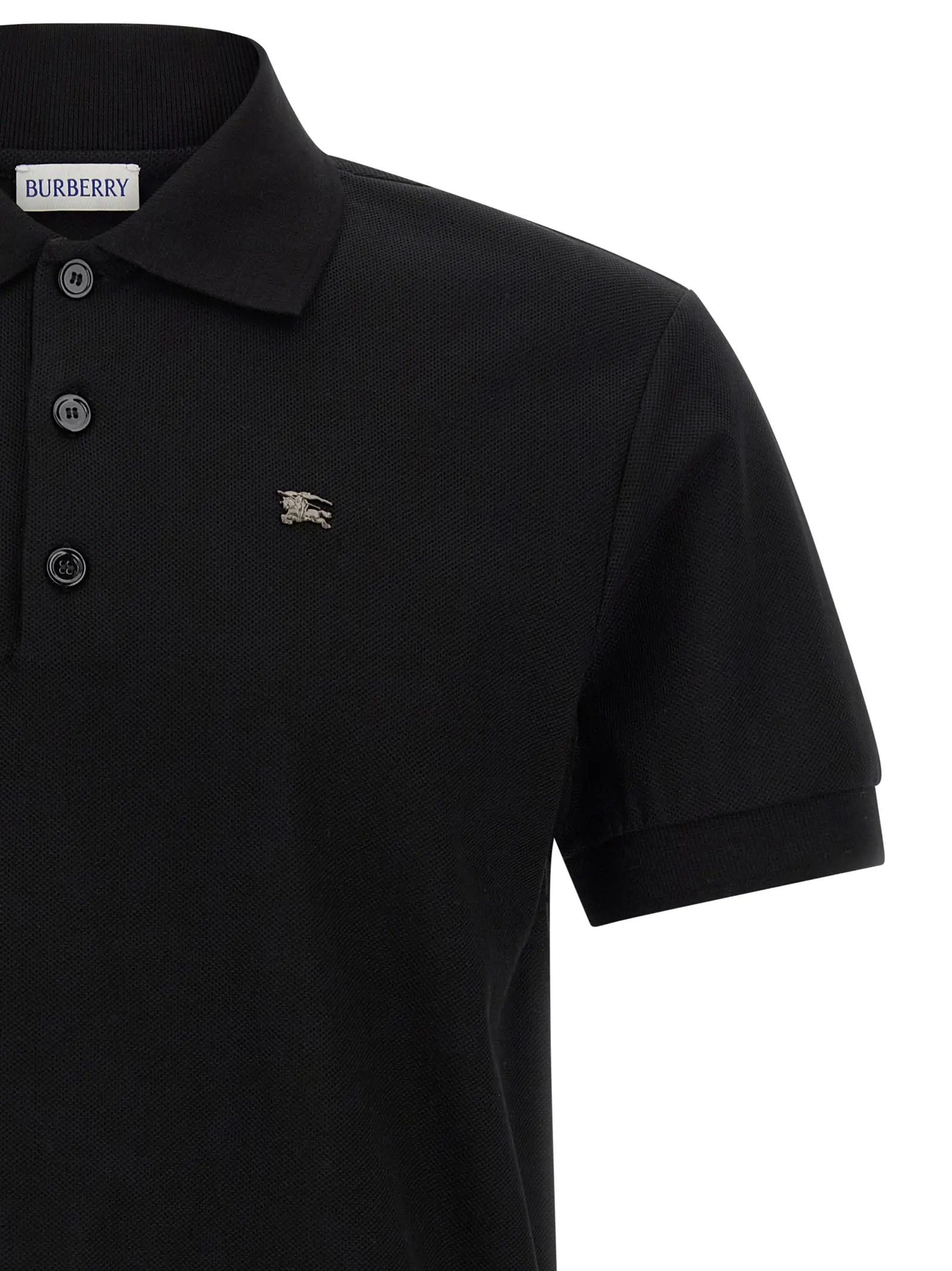 Поло Burberry Stan Чорне 3 'Stan' polo shirt Man BURBERRY Black