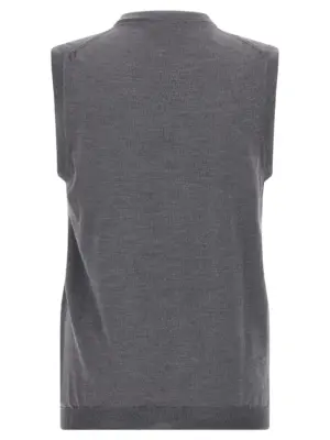 Flexwool vest 811946Z0290N7284 ZANONE Gray