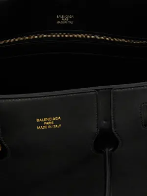 Small 'Carry All Hampton' shopping bag 100% calfskin leather (Bos Taurus) BALENCIAGA Black