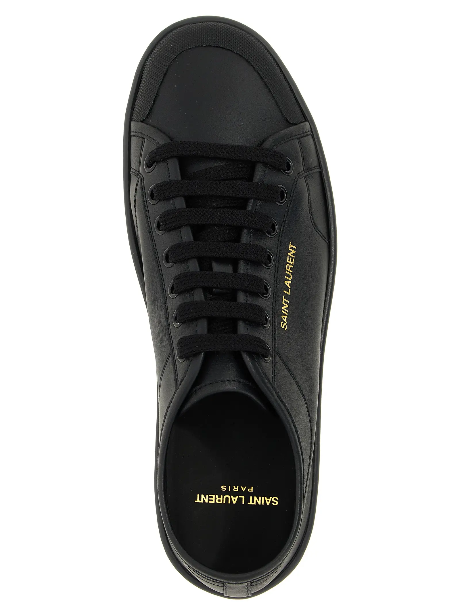 Кросівки Saint Laurent Gym Чорні 4 'Gym' sneakers 100% calfskin leather (Bos Taurus) SAINT LAURENT Black
