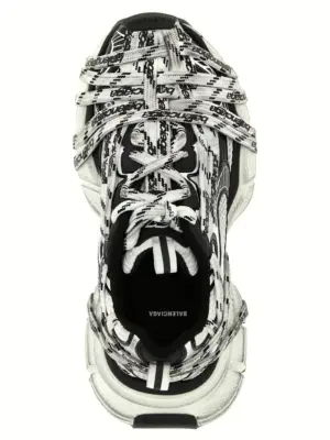 '3XL Extreme Laces' sneakers 60% polyester 40% polyurethane BALENCIAGA White/Black