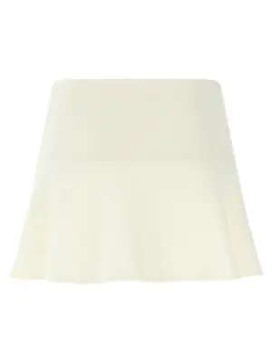 Bouclé wool skirt 826594ZARWV9003 GUCCI White